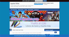 Desktop Screenshot of onlinejuguetes.com